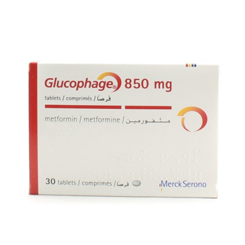 GLUCOPHAGE 850MG TABS 30'S
