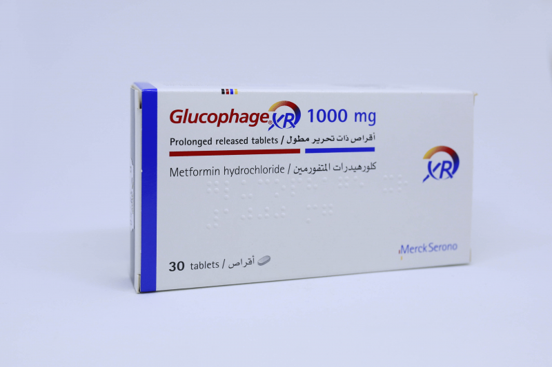 GLUCOPHAGE XR 1000MG TABS 30'S
