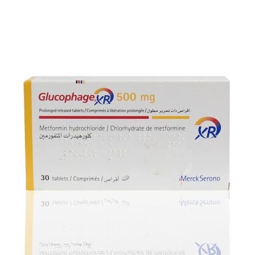 GLUCOPHAGE XR 500mg TAB 30's