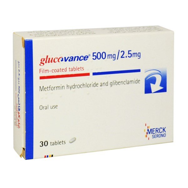 GLUCOVANCE  500MG/2.5MG TABS 30 S