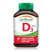 JAMIESON VITAMIN D3 1000 IU 100S