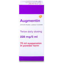AUGMENTIN 228MG/5ML SUSP 70ML