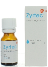 ZYRTEC 1% ORAL DROPS 10ML
