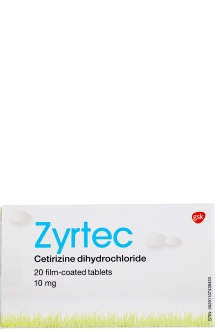 ZYRTEC TABS 10MG 20'S