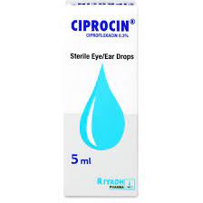 CIPROCIN 0.3% EYE/EAR DROPS 5ML