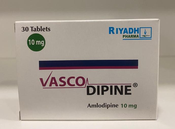 VASCODIPINE 10MG TAB X 30'S
