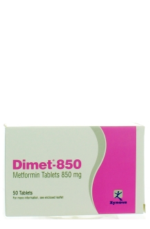 DIMET 850MG TABLET 50'S