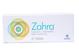 ZAHRA 3MG FC TABLET 21S