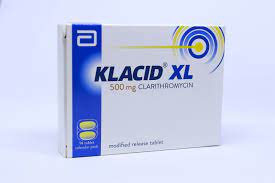 KLACID-XL 500MG MODIFIED RELEASE TABS 7'S
