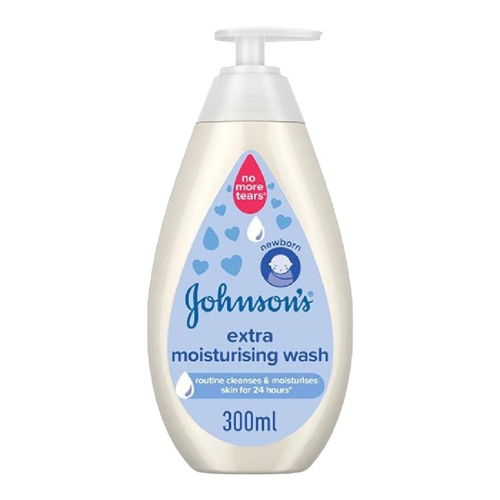 JOHNSON & JOHNSON BABY EXTRA MOISTURIZING WASH 300ML-NEW