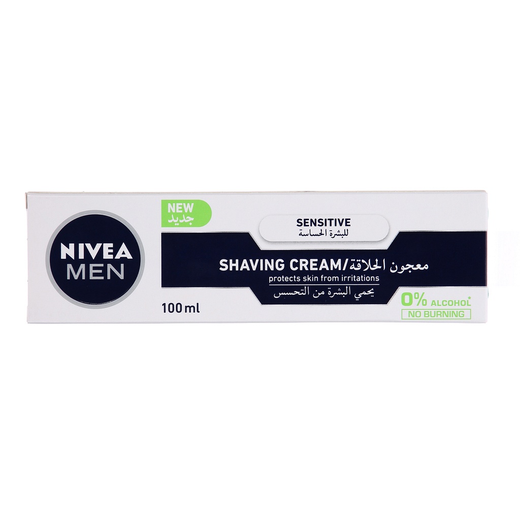NIVEA MEN SHAVING CREAM SENSITIVE 100ML #81308