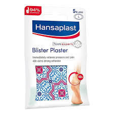 HANSAPLAST BLISTER PLASTER LARGE 5S #48584
