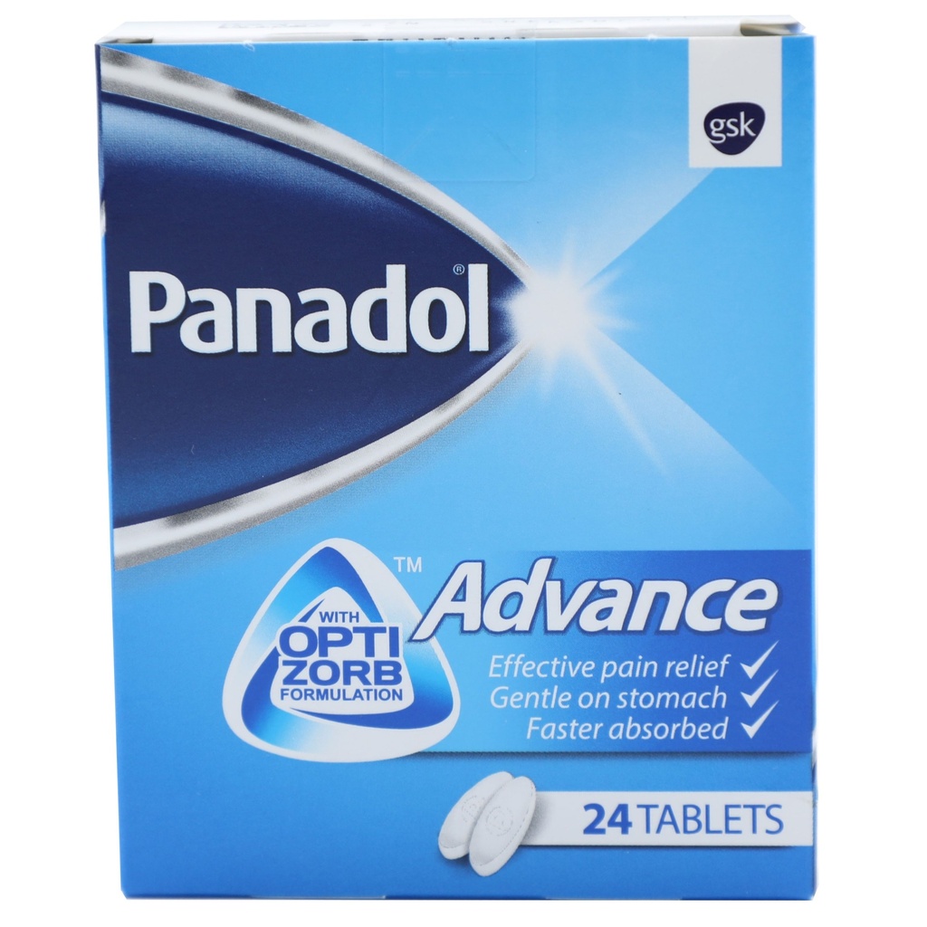 PANADOL ADVANCE 500 MG TABS 24 S