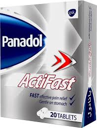 PANADOL ACTIFAST TABLET 20 S