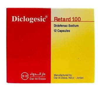 Diclogesic RETARD 100MG 12 CAPS 