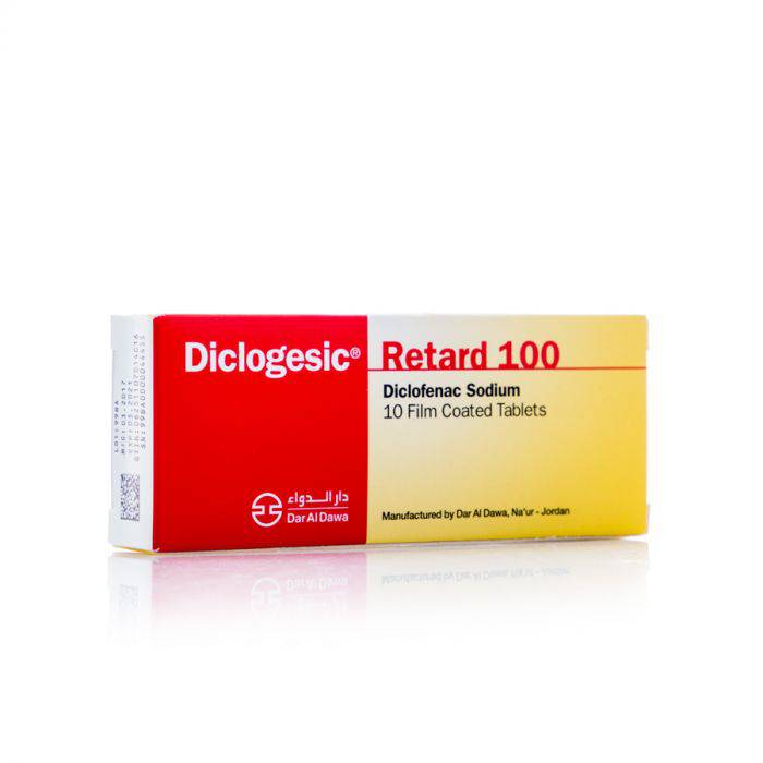 DICLOGESIC RETARD-100MG TABLETS
