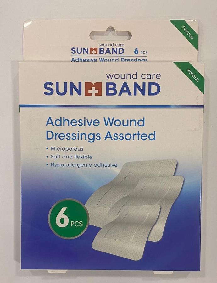 Sunband adhesive wound dressing 72mm × 50mm