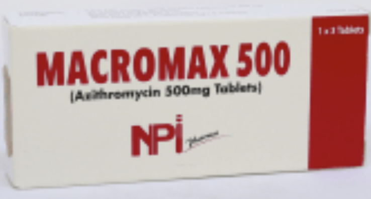 Macromax 500mg 3 TAB