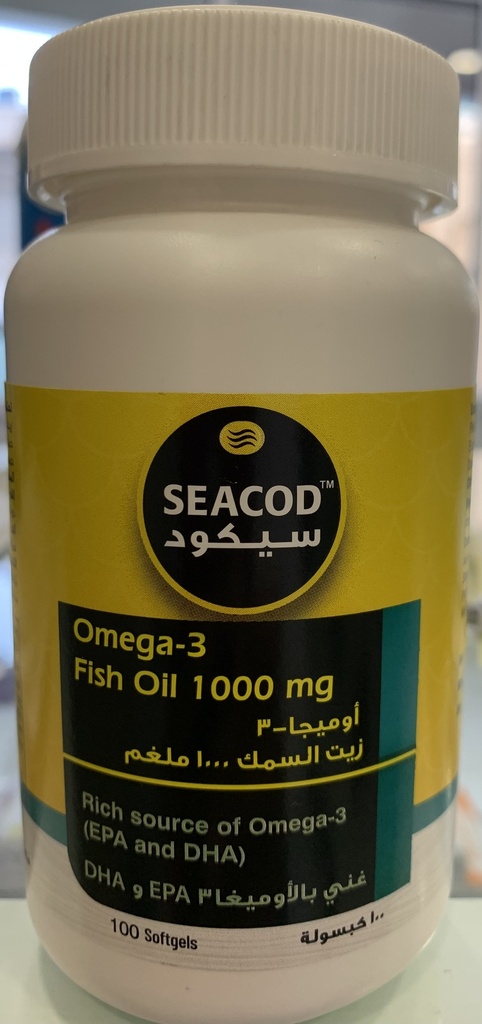SEACOD OMEGA-3 FISH OIL 1000MG 100CAPS
