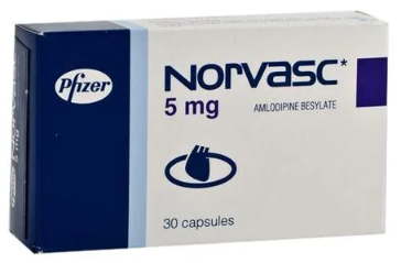 Norvasc 5mg 30 capsules 