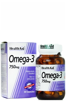Health Aid Omega-3 750mg 30 capsules 