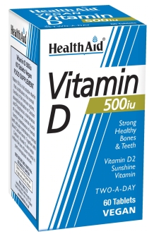 Health Aid Vitamin D 500iu 60 tablets