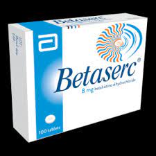 Betaserc 8mg 100 tablets 