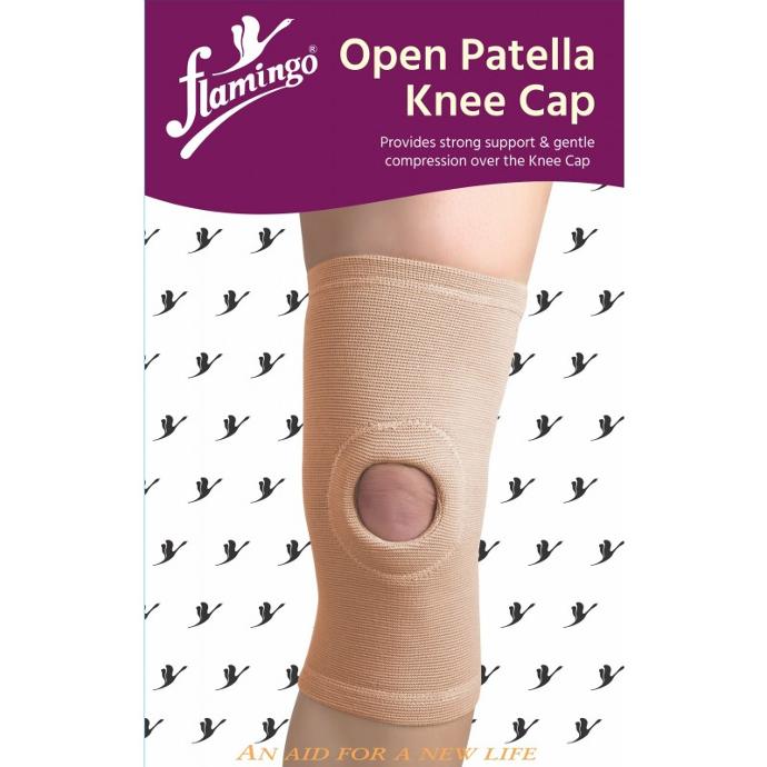 Flamingo Open Patella Knee Cap XL