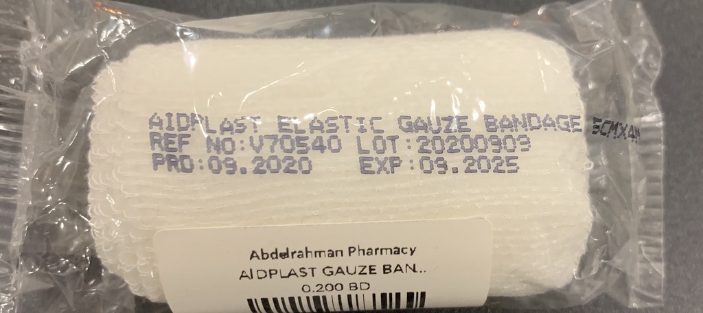 AIDPLAST GAUZE BANDAGE 5CM×4M