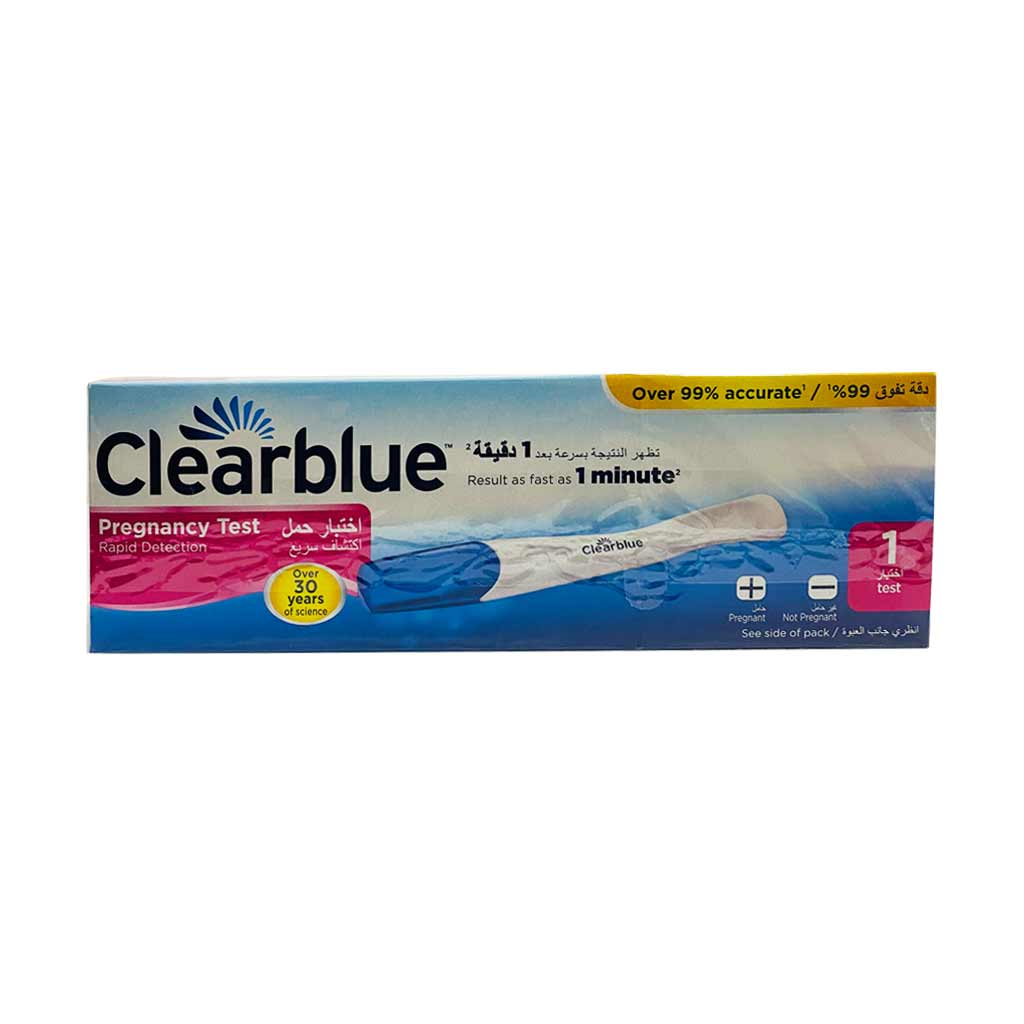 Clearblue pregnancy test