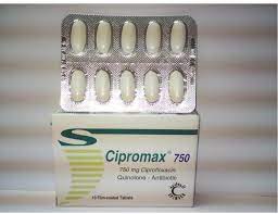 Cipromax 750mg 10 tablets