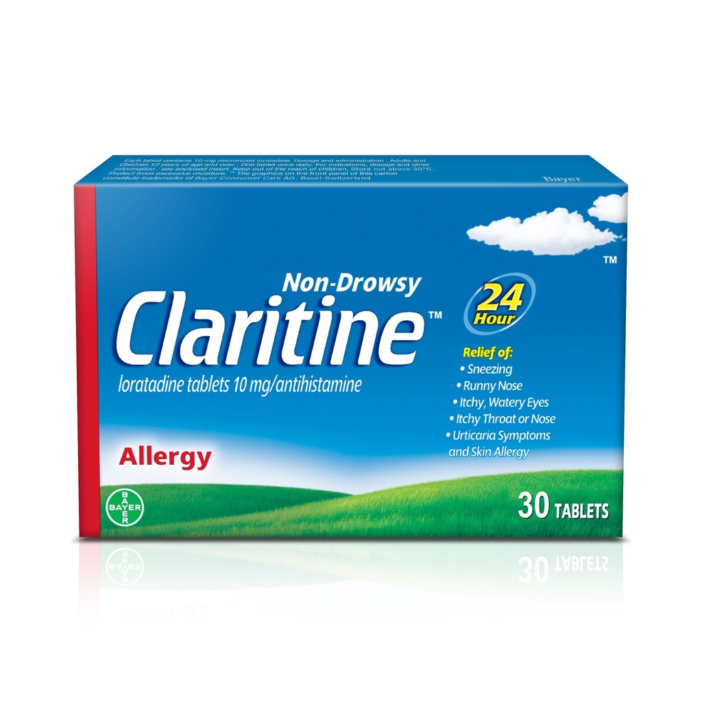 Claritine 10mg 30 tablets