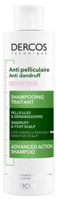 Vichy Dercos Anti-Dandruff Sensitive Treatment Shampoo 200ml