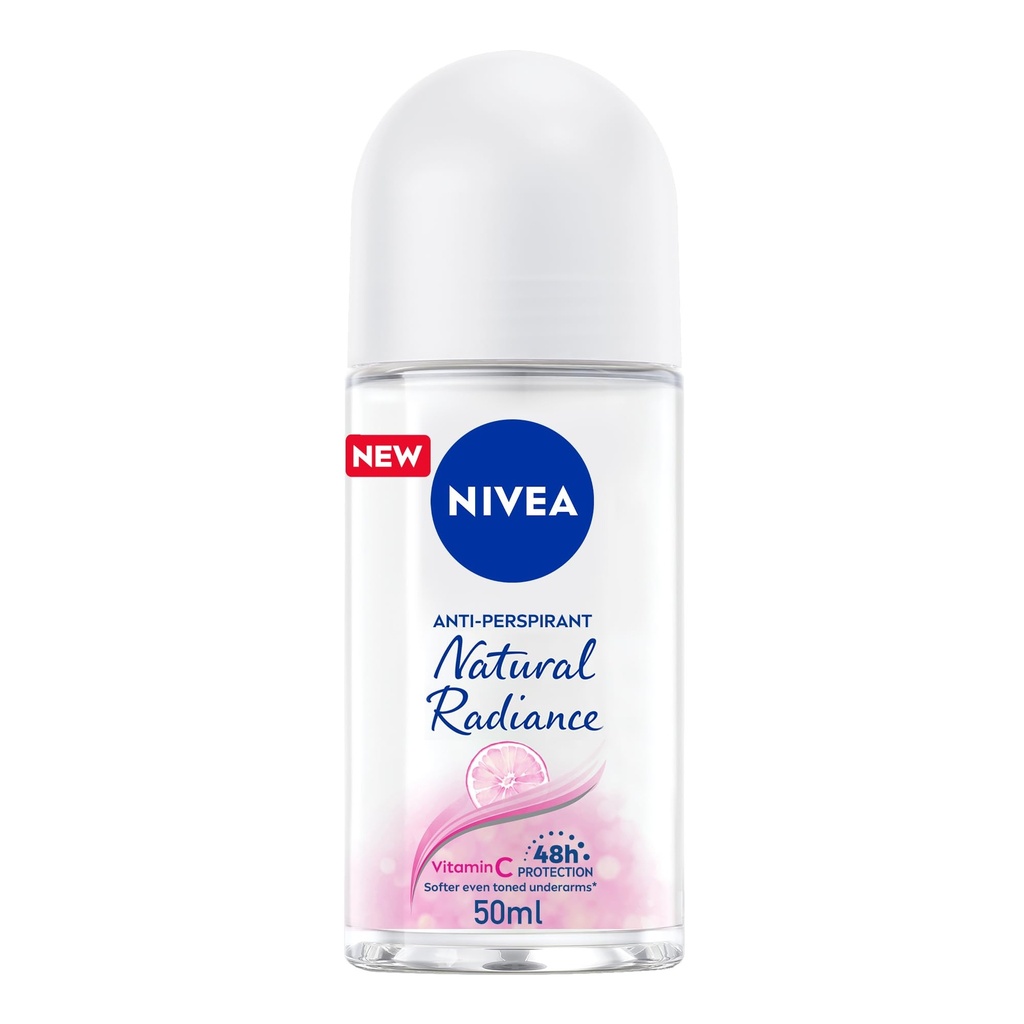 Nivea natural radiance with vitamin C  48 hrs protection 50ml