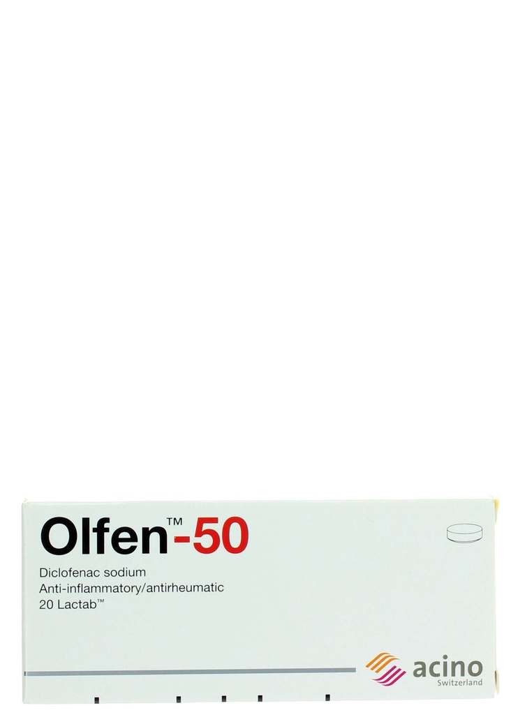 Olfen -50 tablets 20's