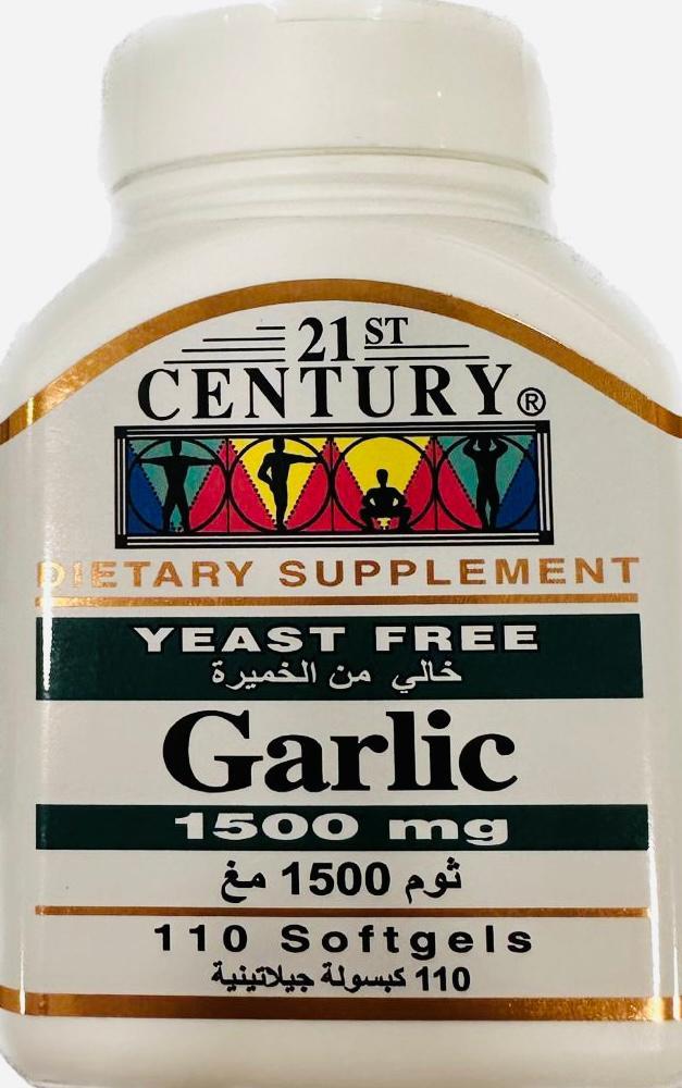 21st Century Garlic 1500 mg 110soft gel