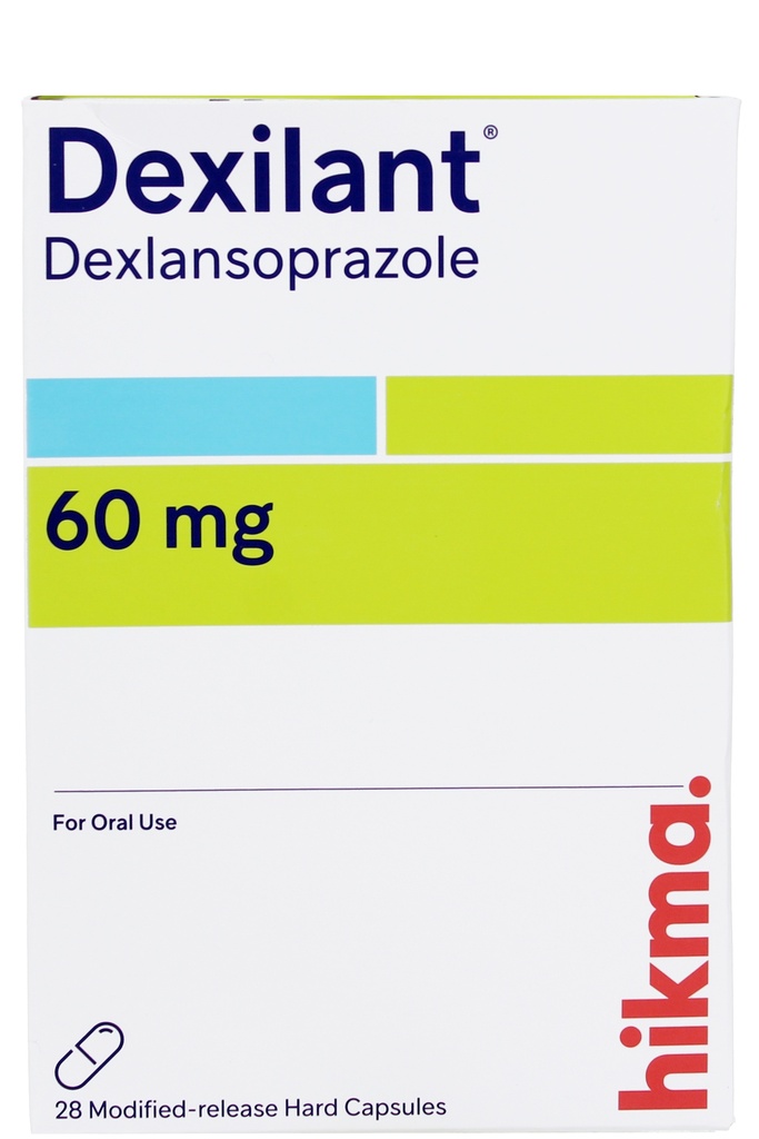 DEXILANT 60MG DELAYED-RELEASE CAPS 28'S