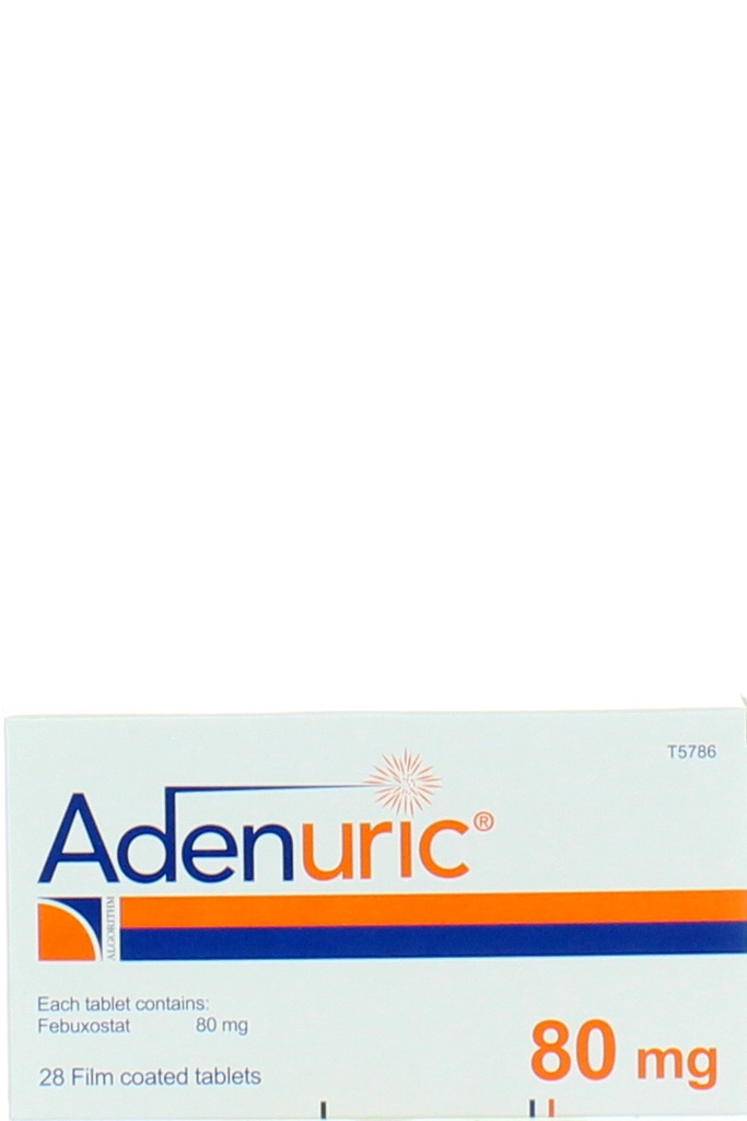 ADENURIC 80MG TABLETS 28'S