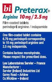 BIPRETERAX ARGININE 10MG/2.5MG FC TAB 30'S