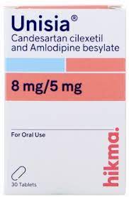 UNISIA 8/5MG TABS 30'S