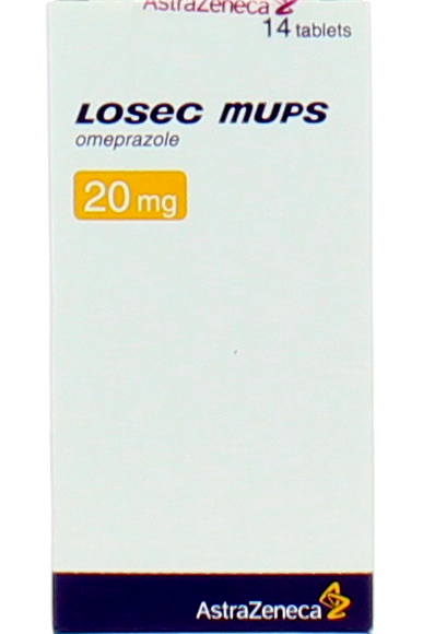 LOSEC MUPS 20MG TABLET 14'S