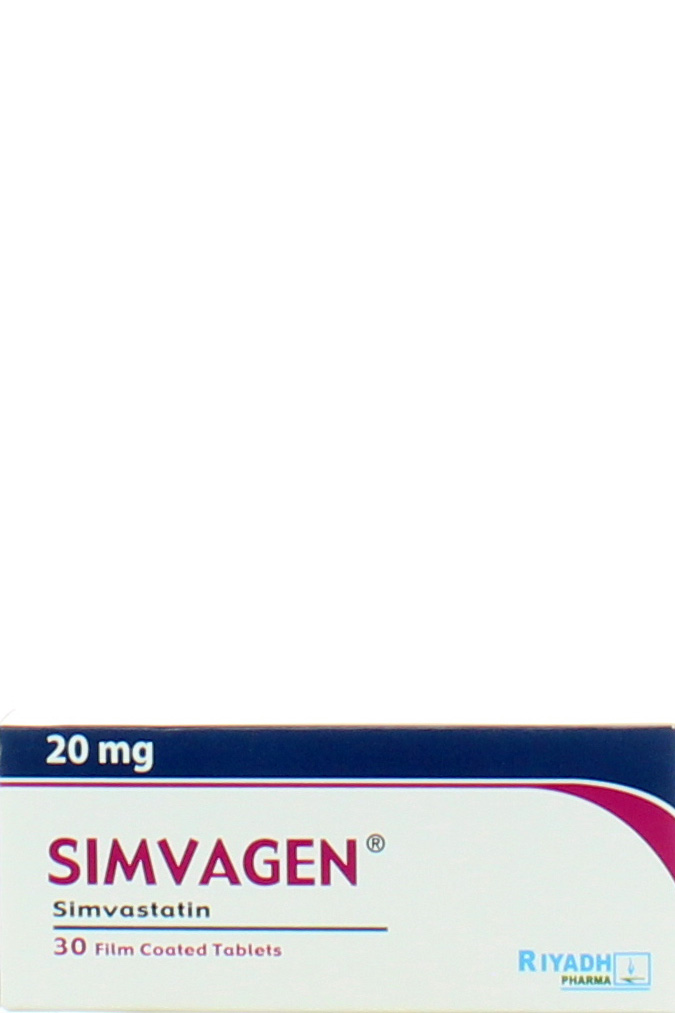 SIMVAGEN F.C.TABS 20MG 30'S