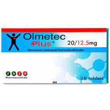 OLMETEC PLUS 20mg/12.5mg FC TABLETS 28'S
