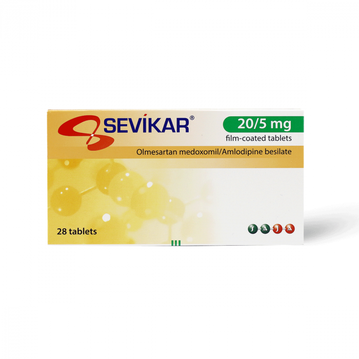 SEVIKAR 20MG/5MG TABS 28'S