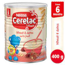 Cerelac Wheat & Dates (6 months) 400gm