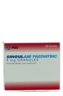 Singulair Pediatric 4 Mg Granules Sachets 28 S