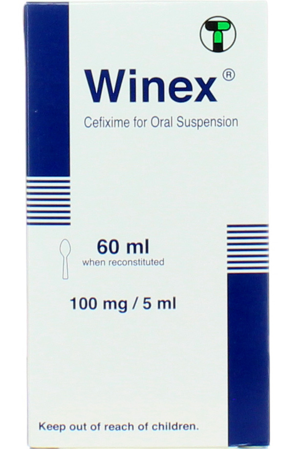 Winex 100mg/5ml oral suspension 60ml