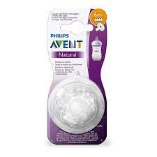 Avent natural fast flow teats +6M