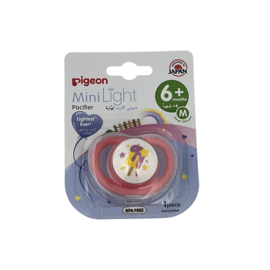PIGEON SINGLE PACIFIER (6+M) GIRL