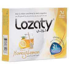 LOZATY HONEY & LEMON 24'S